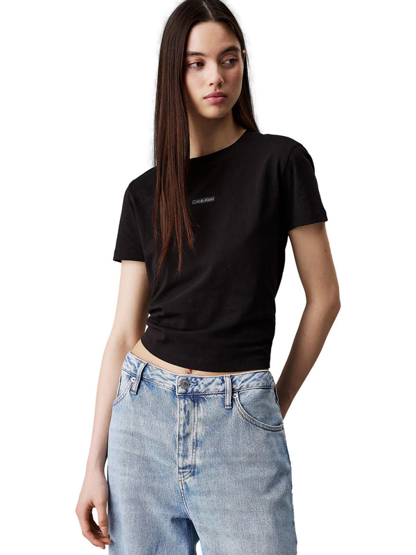 ΓΥΝΑΙΚΕΙΟ T-SHIRT CALVIN KLEIN JEANS PLACED INSTITUTIONAL BABY TEE