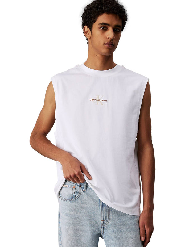 ΑΝΔΡΙΚΟ ΑΜΑΝΙΚΟ CALVIN KLEIN JEANS MONOLOGO SLEEVELESS TEE