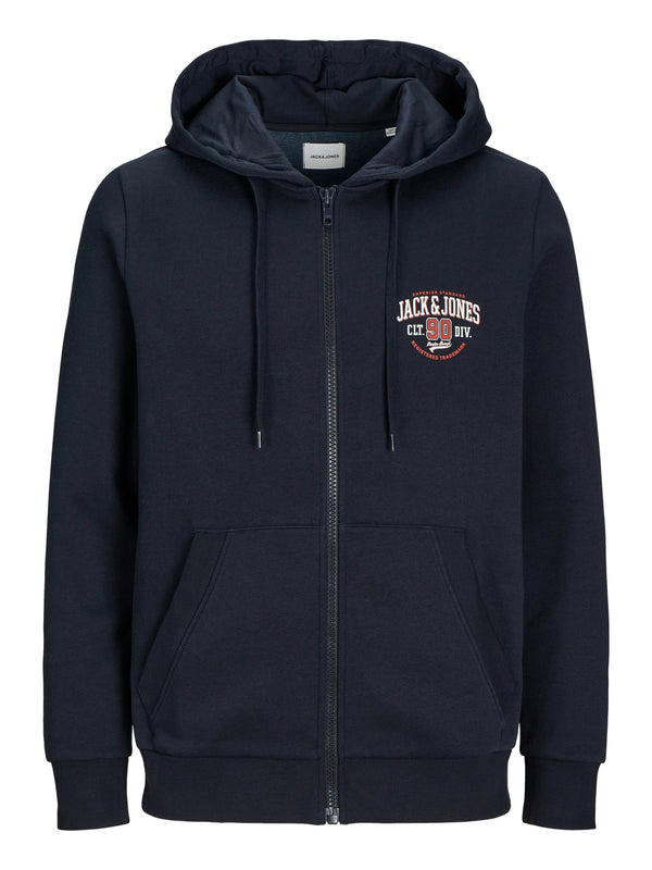 ΑΝΔΡΙΚΗ ΖΑΚΕΤΑ JACK & JONES JJLOGO SWEAT ZIP HOOD 2 COL
