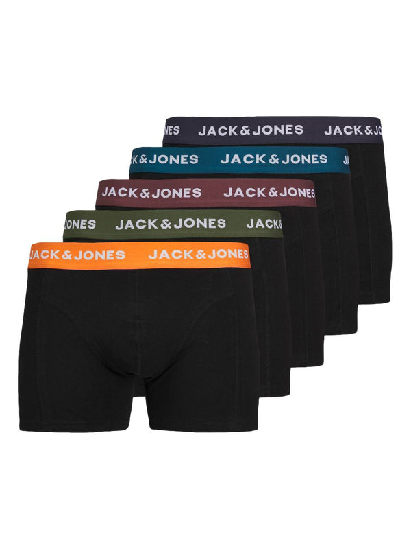 ΑΝΔΡΙΚΑ BOXER JACK & JONES JACOLIVER SOLID TRUNKS 5-PACK BOX