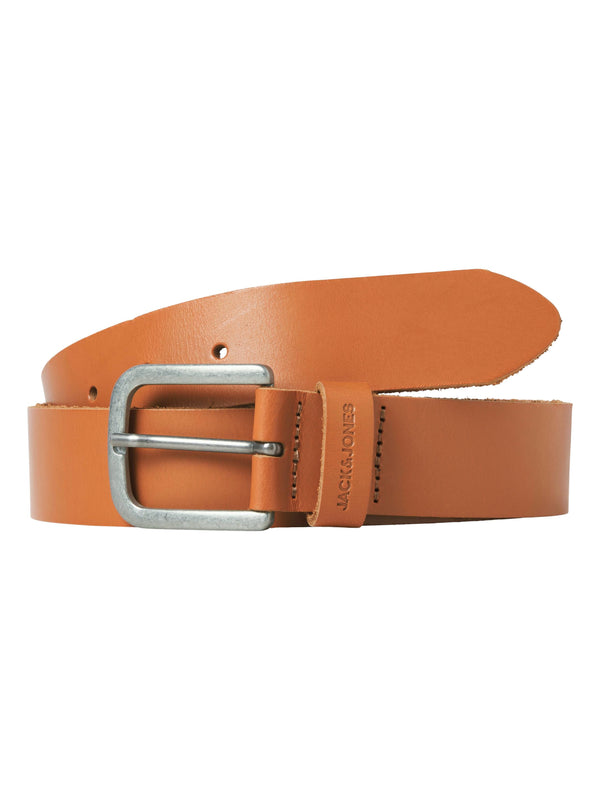 ΑΝΔΡΙΚΗ ΔΕΡΜΑΤΙΝΗ ΖΩΝΗ JACK & JONES JACPIMP LEATHER