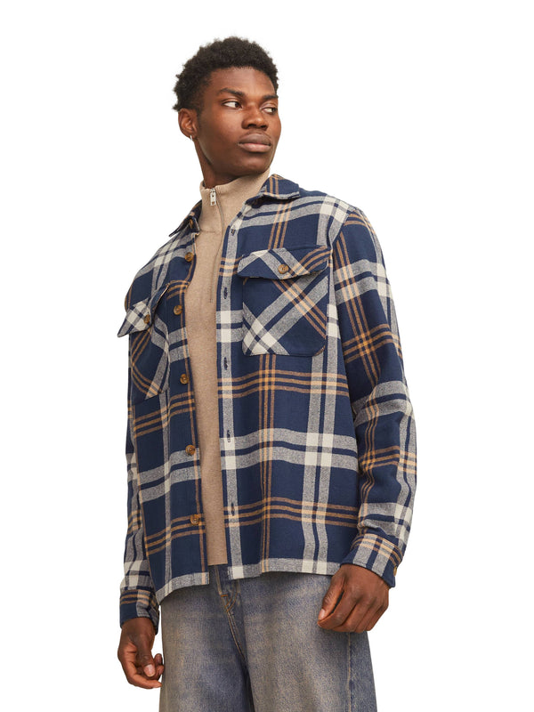 ΑΝΔΡΙΚΟ ΠΟΥΚΑΜΙΣΟ JACK & JONES JPRRAYMOND MELANGE CHECK LS OVERSHIRT