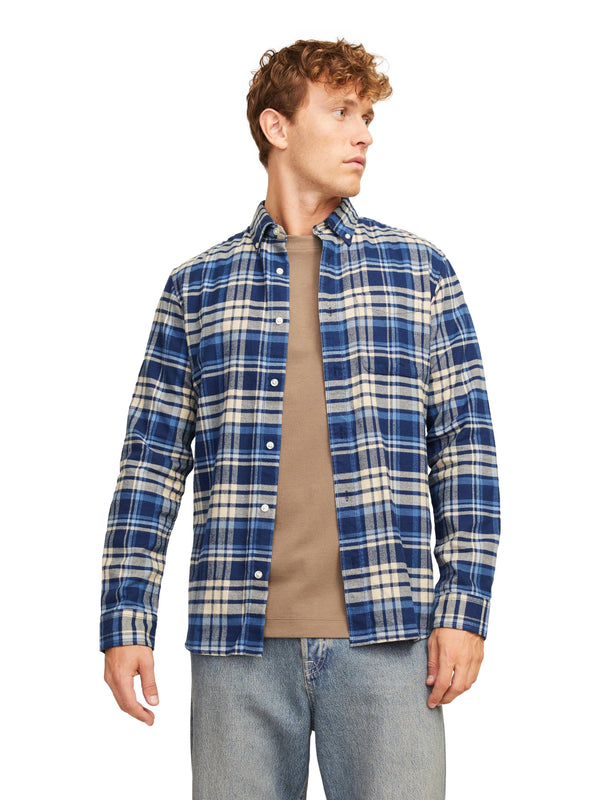 ΑΝΔΡΙΚΟ ΠΟΥΚΑΜΙΣΟ JACK & JONES JPRBLUMORRIS FLANNEL LS SHIRT BF LN
