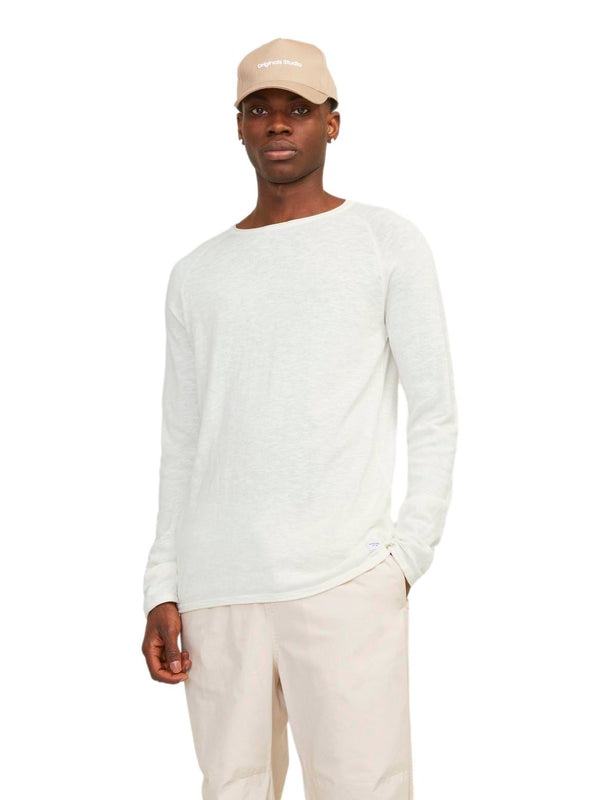 ΑΝΔΡΙΚΟ ΠΟΥΛΟΒΕΡ JACK & JONES JJELINEN KNIT CREW NECK SN