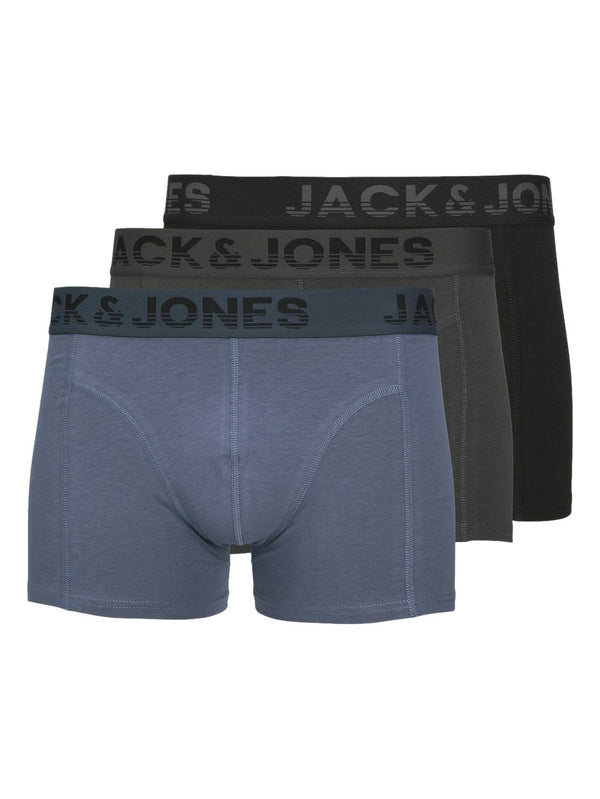 ΑΝΔΡΙΚΑ BOXER JACK & JONES JACSHADE SOLID TRUNKS 3 PACK NOOS