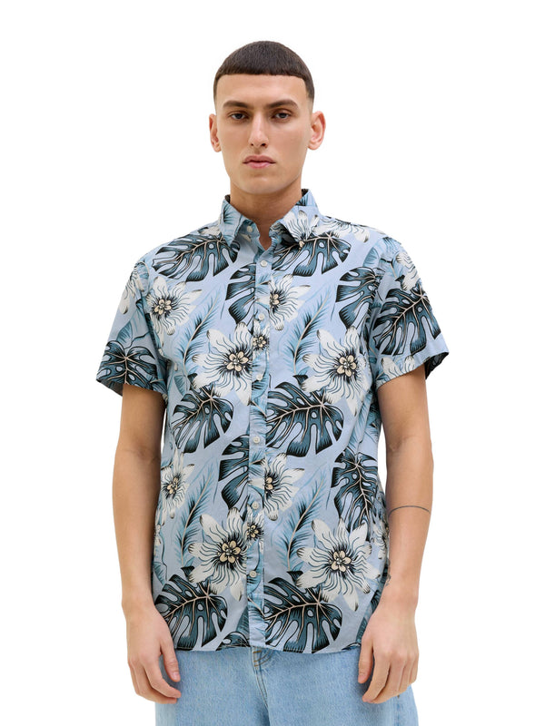 ΑΝΔΡΙΚΟ ΚΟΝΤΟΜΑΝΙΚΟ ΠΟΥΚΑΜΙΣΟ JACK & JONES JJHAWAII AOP SHIRT SS
