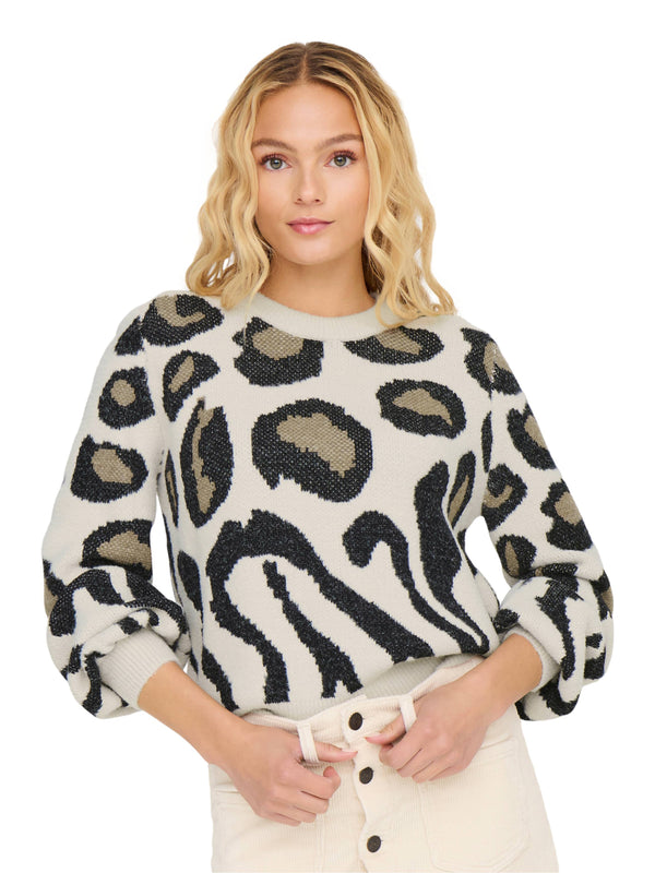 ΓΥΝΑΙΚΕΙΟ ΠΟΥΛΟΒΕΡ JDY JDYLORRAINE ANIMAL L/S KNT
