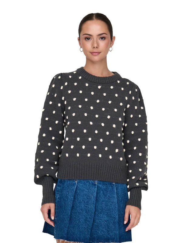 ΓΥΝΑΙΚΕΙΟ ΠΟΥΛΟΒΕΡ JDY JDYSIGRID LIFE L/S ON PUFF PULL KNT