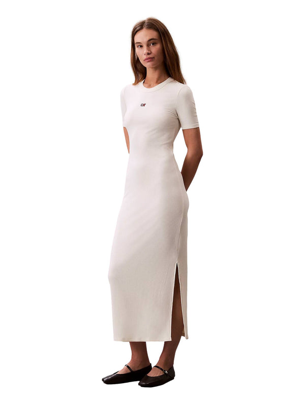 ΓΥΝΑΙΚΕΙΟ ΦΟΡΕΜΑ CALVIN KLEIN JEANS A-MODAL RIB SS DRESS