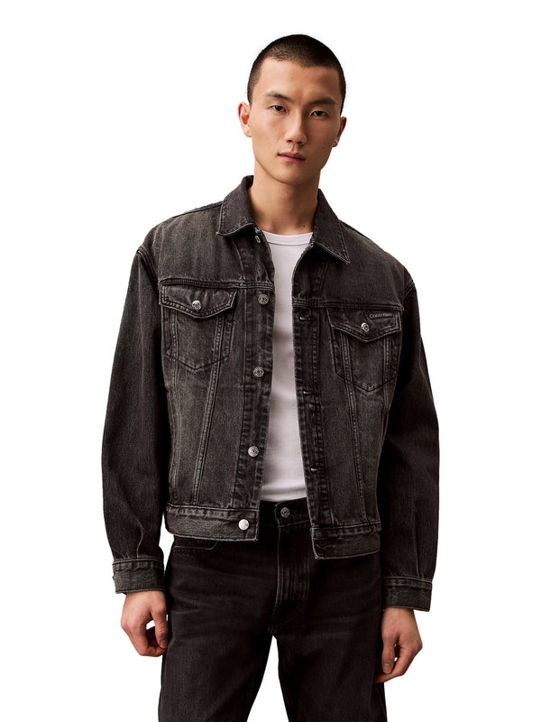 ΑΝΔΡΙΚΟ JEAN JACKET CALVIN KLEIN JEANS 90S BLACK FOG TRUCKER