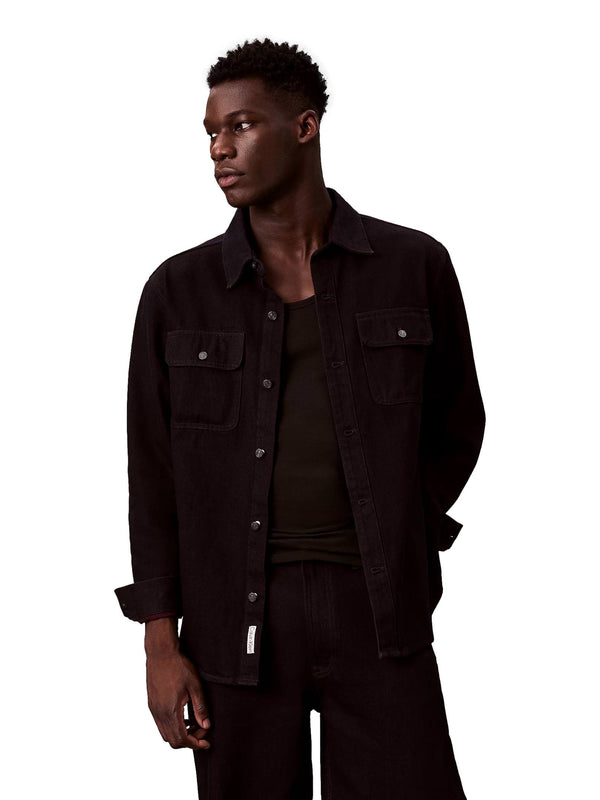 ΑΝΔΡΙΚΟ JEAN ΠΟΥΚΑΜΙΣΟ 90S MERLOT CALVIN KLEIN JEANS DENIM OVERSHIRT