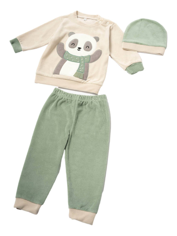 ΒΡΕΦΙΚΟ ΒΕΛΟΥΤΕ ΣΕΤ ΦΟΡΜΑΣ HASHTAG "PANDA"
