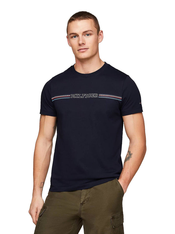 ΑΝΔΡΙΚΟ T-SHIRT TOMMY HILFIGER STRIPE CHEST TEE