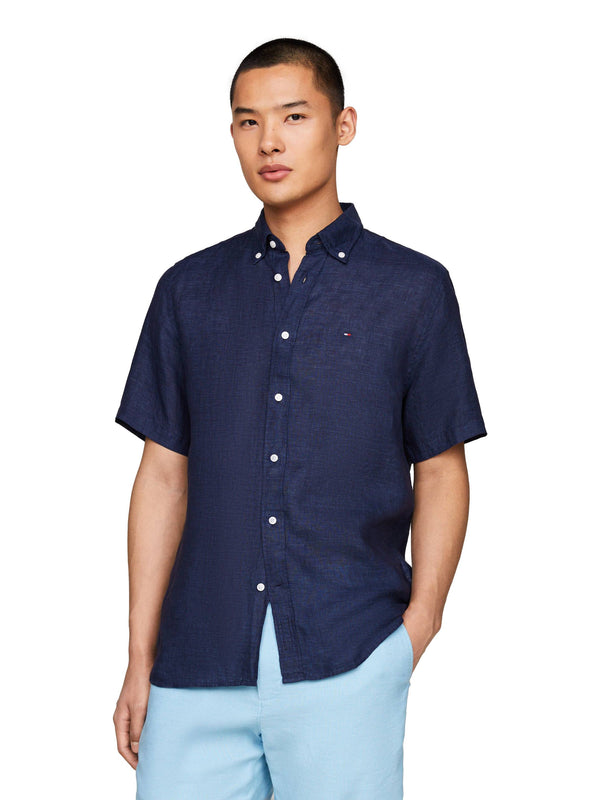 ΑΝΔΡΙΚΟ ΠΟΥΚΑΜΙΣΟ ΤΟΜΜΥ HILFIGER PIGMENT DYED LINEN RF SHIRT S/S