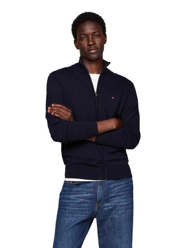 ΑΝΔΡΙΚΗ ΠΛΕΚΤΗ ΖΑΚΕΤΑ TOMMY HILFIGER ESSENTIAL COTTON ZIP