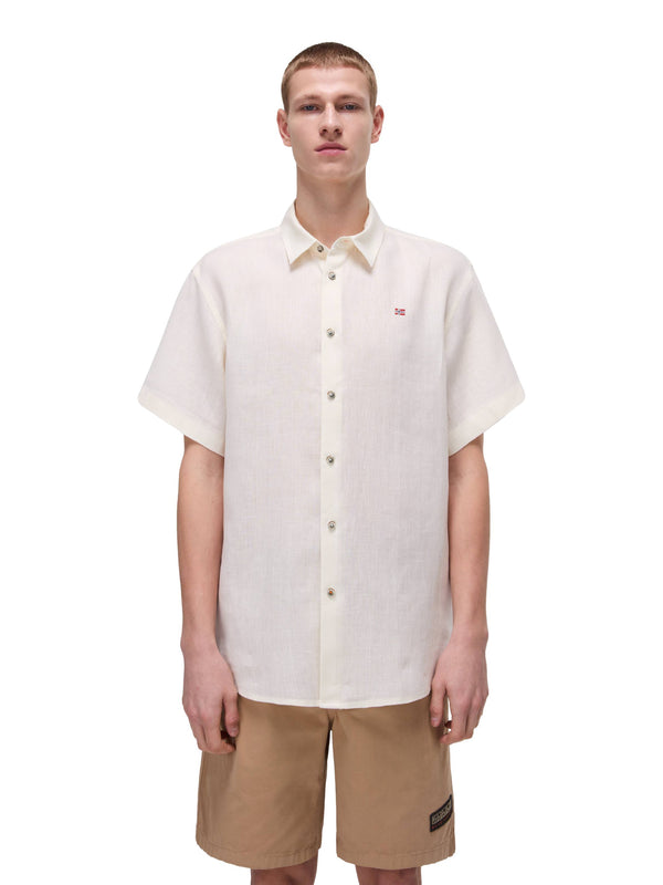 ΑΝΔΡΙΚΟ ΛΙΝΟ ΚΟΝΤΟΜΑΝΙΚΟ ΠΟΥΚΑΜΙΣΟ NAPAPIJRI G-LINEN SS