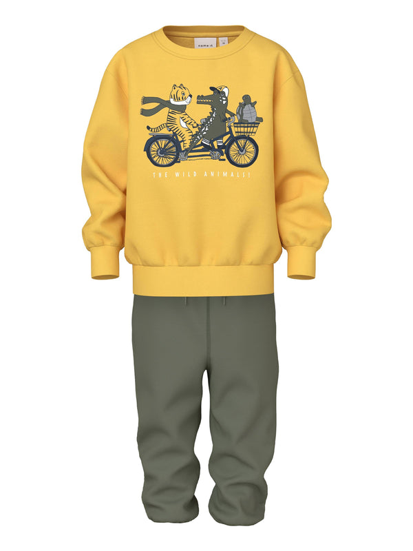 ΠΑΙΔΙΚΟ ΣΕΤ ΦΟΡΜΑΣ NAME IT NMMOBELIX SWEAT SET BRU