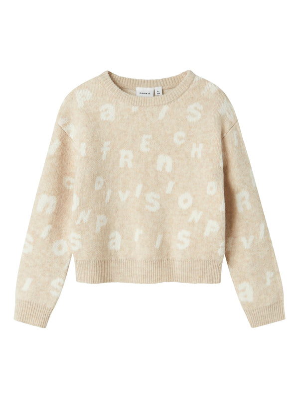 ΠΑΙΔΙΚΟ ΠΟΥΛΟΒΕΡ ΝΑΜΕ ΙΤ NKFOLINE LS KNIT BF