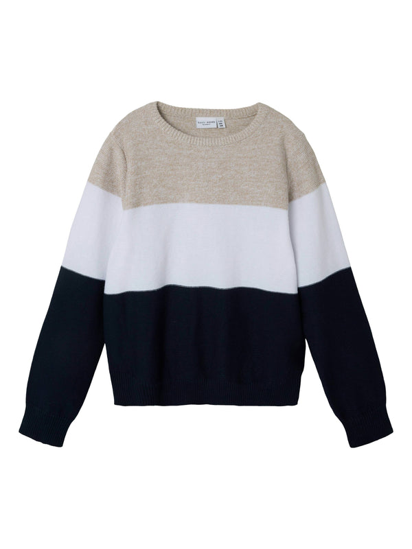 ΠΑΙΔΙΚΟ ΠΟΥΛΟΒΕΡ ΝΑΜΕ ΙΤ NKMVOHAN LS KNIT