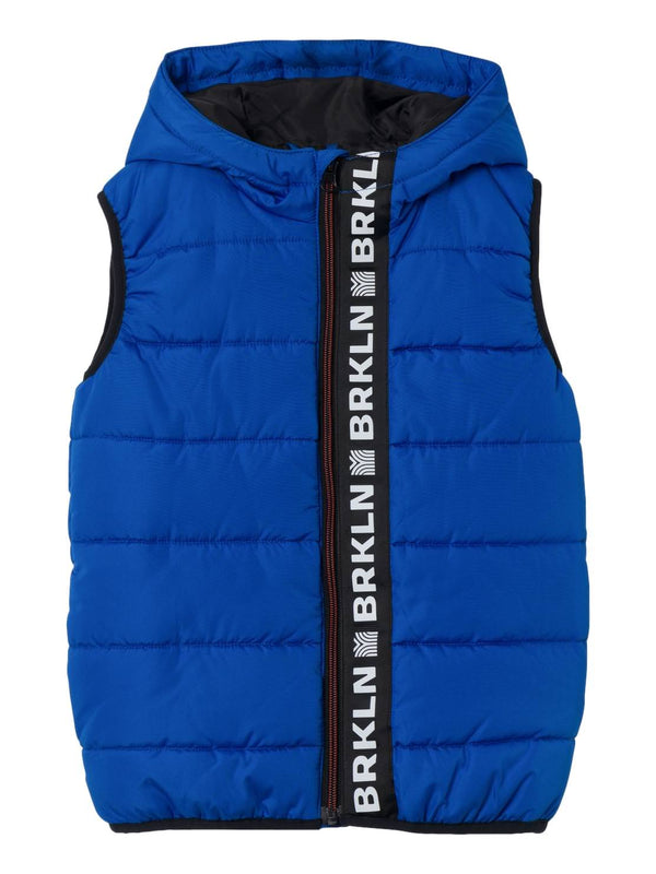 ΠΑΙΔΙΚΟ ΑΜΑΝΙΚΟ ΜΠΟΥΦΑΝ NAME IT NKMMYLANE VEST BAND W. HOOD
