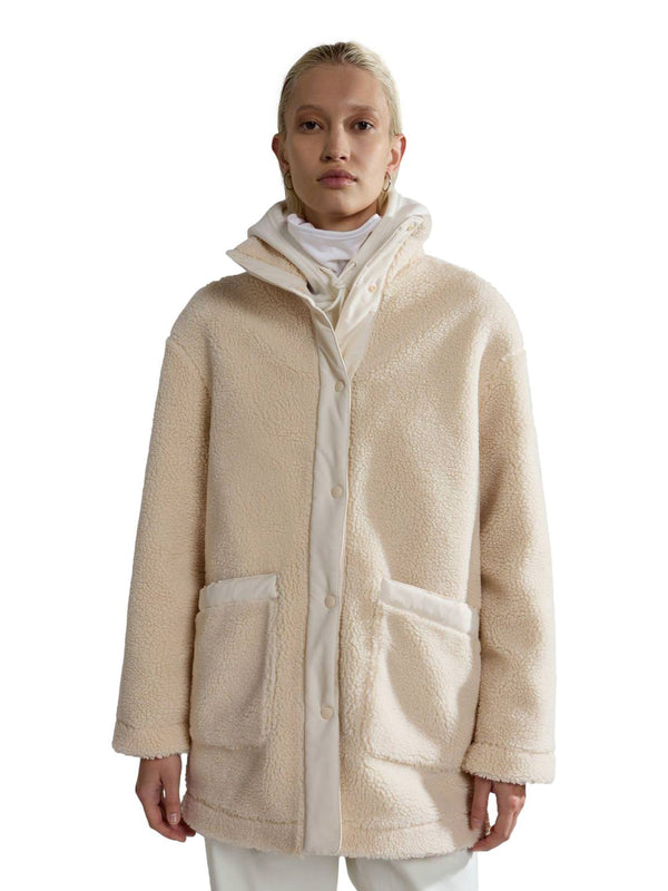 ΓΥΝΑΙΚΕΙΟ ΠΑΛΤΟ FLEECE NAPAPIJRI T-ASTROLABE LOOSE FIT