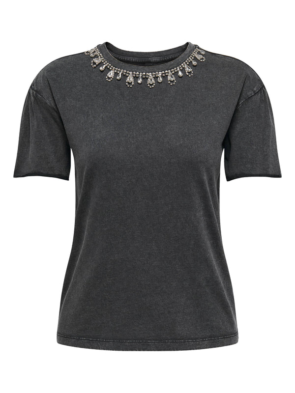 ΓΥΝΑΙΚΕΙΟ T-SHIRT ONLY ONLOZIAS LIFE S/S CHAIN TOP