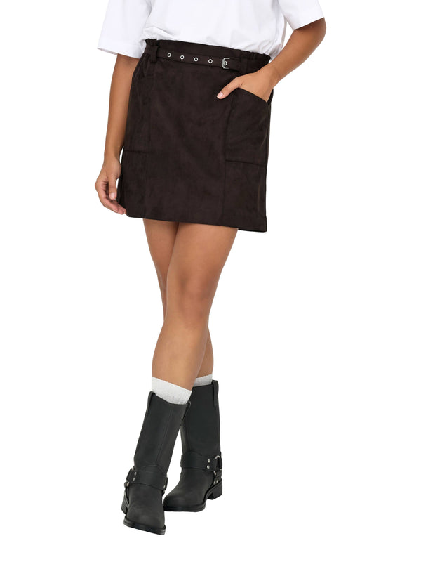 ΓΥΝΑΙΚΕΙΑ ΦΟΥΣΤΑ ONLY ONLDIANE HEIDI LIFE FAUX SUEDE SKIRT OTW