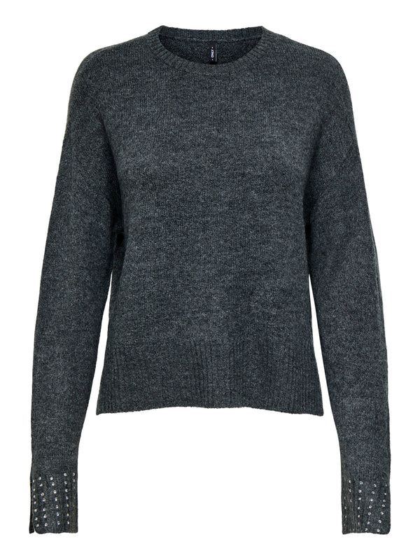 ΓΥΝΑΙΚΕΙΟ ΠΟΥΛΟΒΕΡ ONLY ONLOHIO LS O-NECK BLING