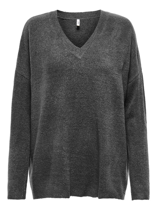 ΓΥΝΑΙΚΕΙΟ ΠΟΥΛΟΒΕΡ ONLY ONLTALIO LS LONG V-NECK BR KNT