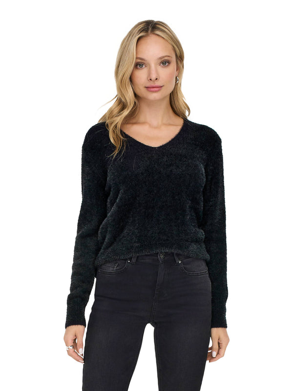 ΓΥΝΑΙΚΕΙΟ ΠΟΥΛΟΒΕΡ ONLY ONLELLA PIUMO LS V-NECK KNT