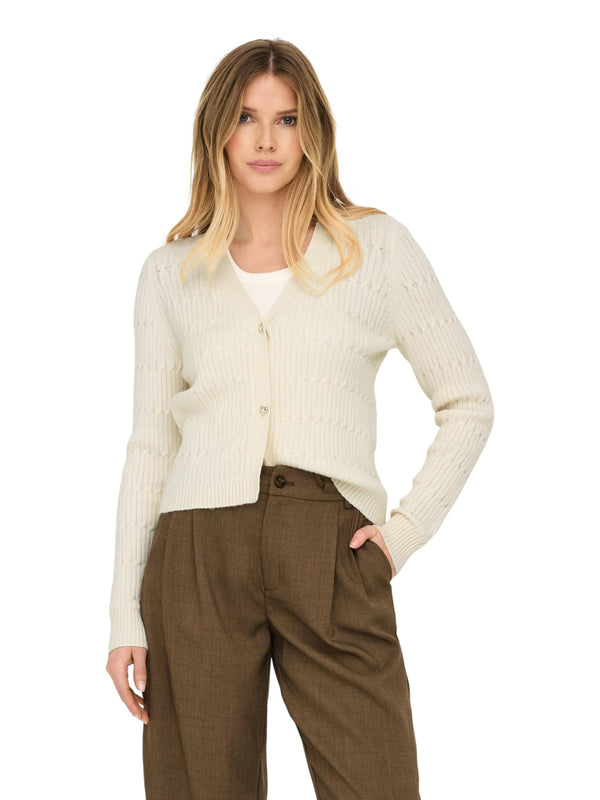 ΓΥΝΑΙΚΕΙΑ ΠΛΕΚΤΗ ΖΑΚΕΤΑ ONLY ONLKATIA LIFE LS VNECK CARDI KNT
