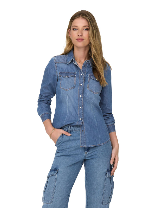 ΓΥΝΑΙΚΕΙΟ JEAN ΠΟΥΚΑΜΙΣΟ ONLY ONLALEXA L/S DNM