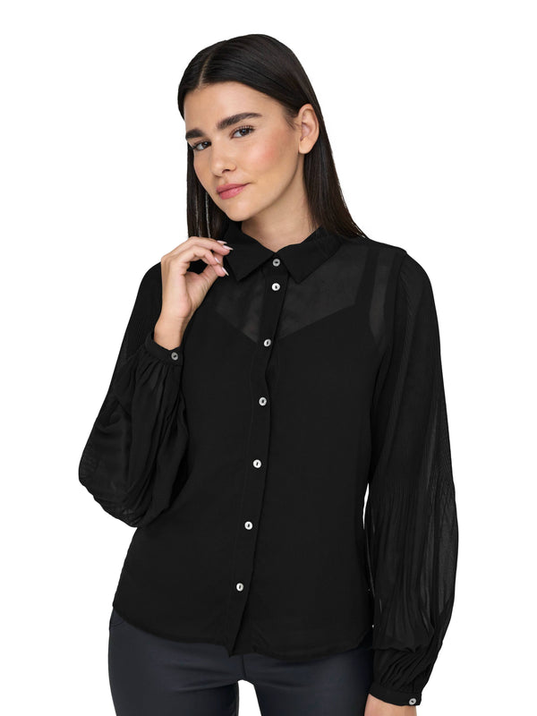 ΓΥΝΑΙΚΕΙΟ ΠΟΥΚΑΜΙΣΟ ONLY ONLSTAR LIFE L/S PLISSE WVN