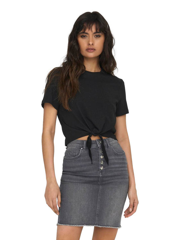 ΓΥΝΑΙΚΕΙΟ T-SHIRT ONLMAY SHORT KNOT TOP