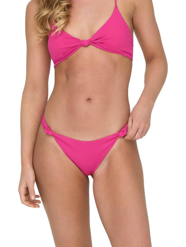 ΓΥΝΑΙΚΕΙΟ BIKINI ONLY SIENNA RIB KNOT BRAZILIAN BOTTOM