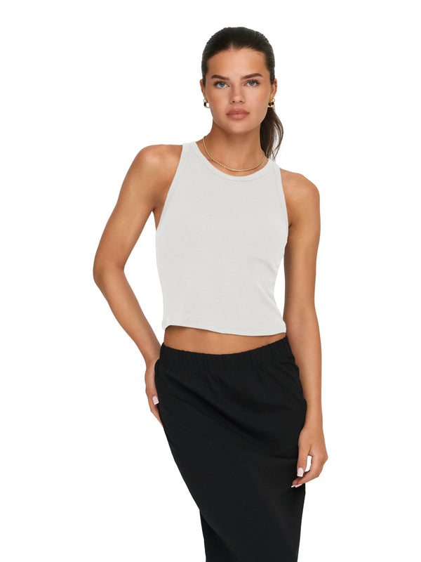 ΓΥΝΑΙΚΕΙO T-SHIRT ONLY ONLVELMA RIB PADDED CROP TOP