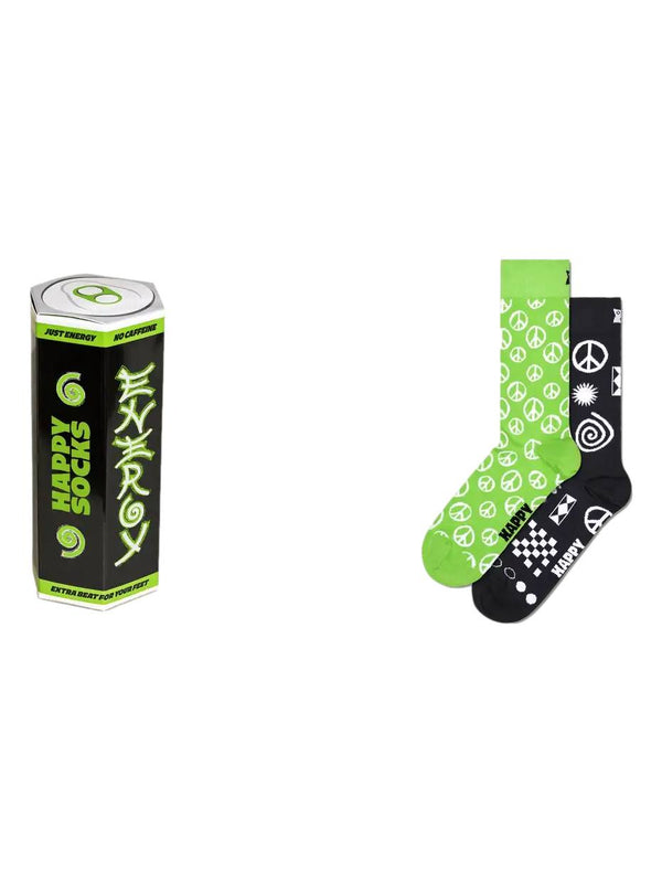 HAPPY SOCKS 2-PACK ENERGY DRINK GIFTBOX