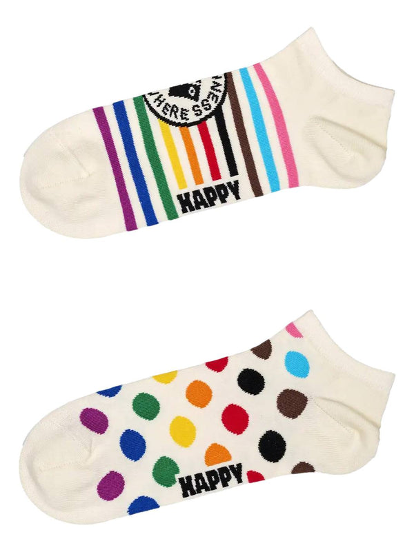 HAPPY SOCKS 2-PACK PRIDE LOW SOCK SET