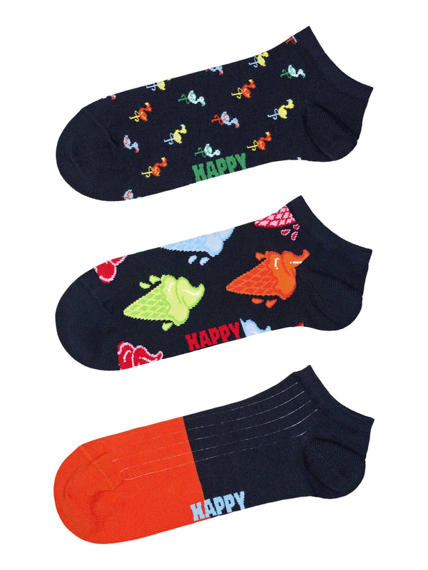 ΚΑΛΤΣΕΣ HAPPY SOCKS 3-PACK NAVY LOW