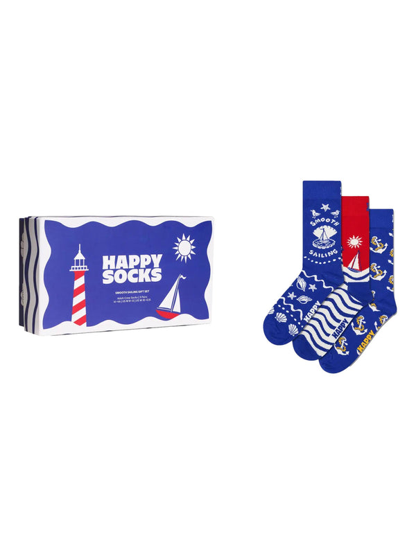 HAPPY SOCKS SMOOTH SAILING GIFT BOX 3-PACK