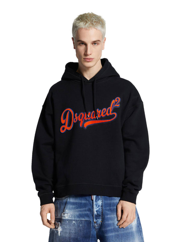 ΑΝΔΡΙΚΟ ΦΟΥΤΕΡ DSQUARED2 SPONGE PATCH RELAX FIT HOODIE