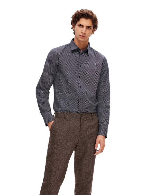 ΑΝΔΡΙΚΟ ΠΟΥΚΑΜΙΣΟ SELECTED SLHSLIMSOHO-AOP SHIRT