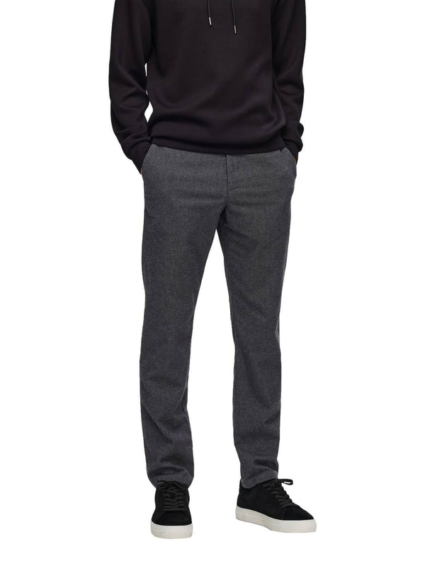 ΑΝΔΡΙΚΟ CHINO ΠΑΝΤΕΛΟΝΙ SELECTED SLIM MILES BRUSHED