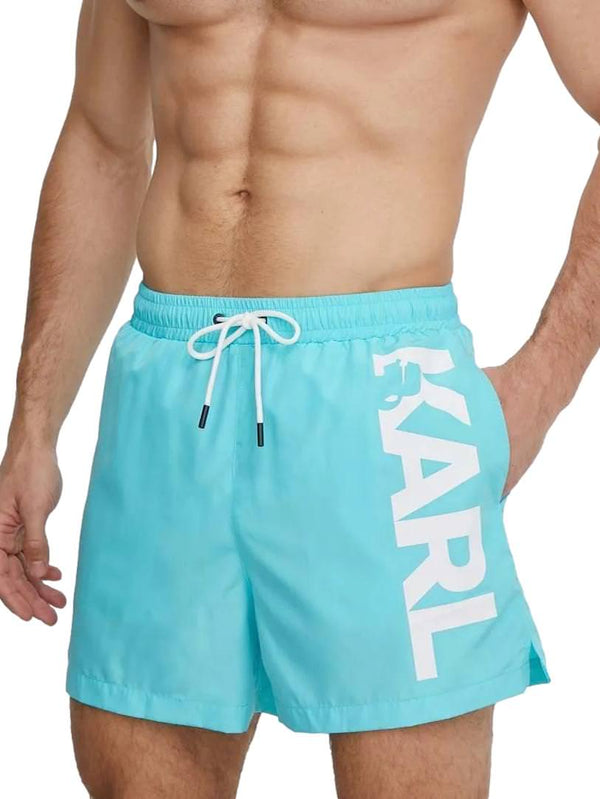 ΑΝΔΡΙΚΟ ΜΑΓΙΟ KARL LAGERFELD KARL LOGO SHORT BOARDSHORTS