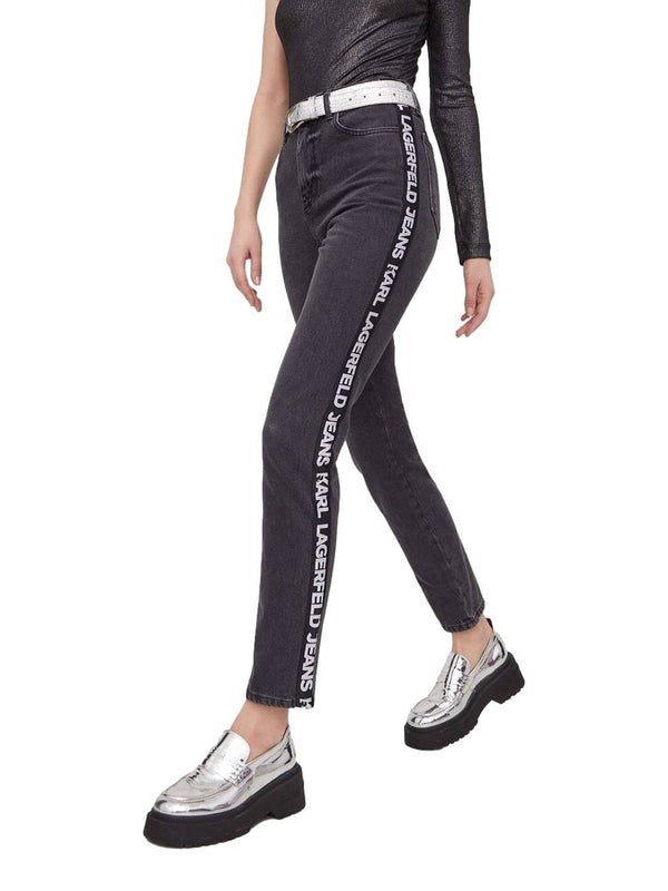 ΓΥΝΑΙΚΕΙΟ JEAN KARL LAGERFELD JEANS KLJ HR TAPERED LOGO DENIM