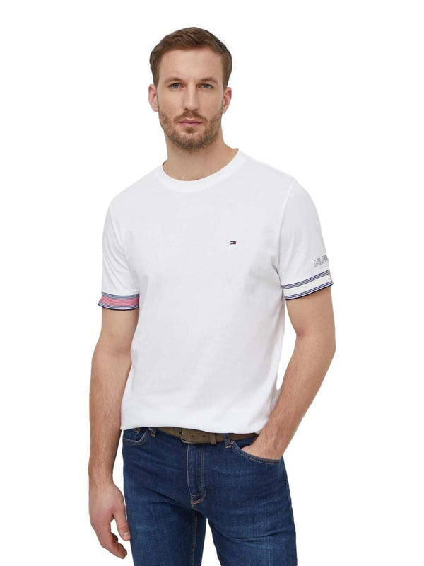 ΑΝΔΡΙΚΟ T-SHIRT TOMMY HILFIGER FLAG CUFF TEE