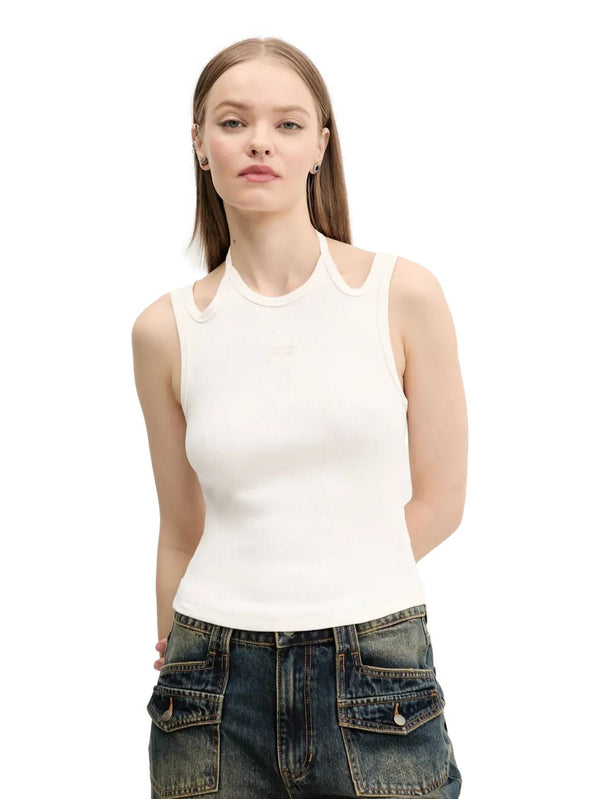 ΓΥΝΑΙΚΕΙΟ ΑΜΑΝΙΚΟ TOP TOMMY JEANS TJW SLIM GMD SCRIPT TANK TOP
