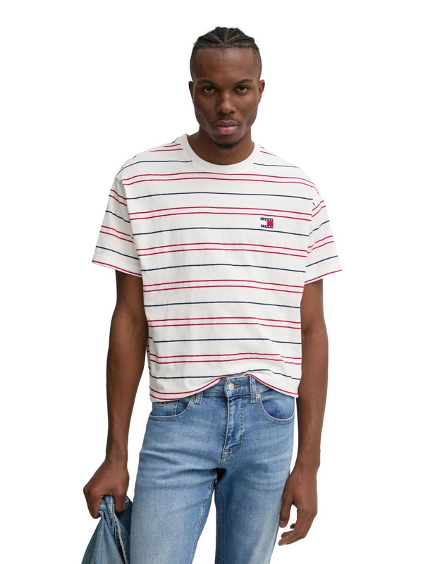 ΑΝΔΡΙΚΟ T-SHIRT TOMMY JEANS TJM RLX BADGE STRIPE TEE