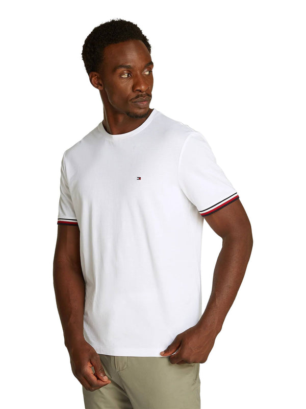 ΑΝΔΡΙΚΟ T-SHIRT TOMMY HILFIGER GLOBAL STRIPE CUFF TEE