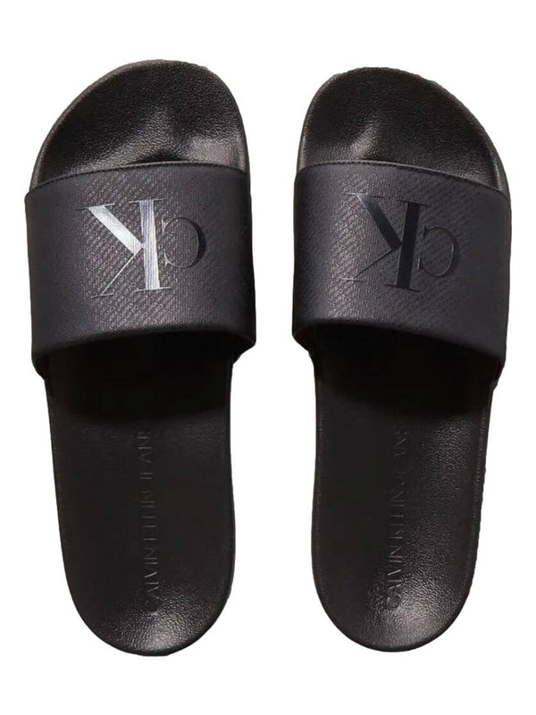 ΑΝΔΡΙΚΑ POOL SLIDES CALVIN KLEIN JEANS SLIDE AOP PRINT